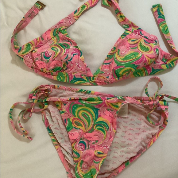 Lilly Pulitzer Swim Lilly Pulitzer Bikini Top Is Large Bottom Is